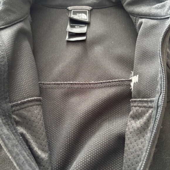 THE NORTH FACE 'Windwall' sz S Women's fleece vest black full frontal zipper - Picture 11 of 12